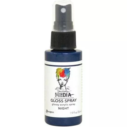 Dina Wakley Media Gloss Sprays 2oz Night