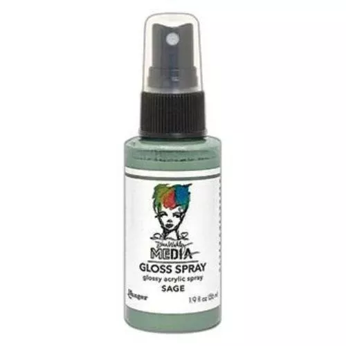 Dina Wakley Media Gloss Sprays 2oz Sage