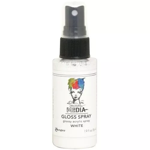 Dina Wakley Media Gloss Sprays 2oz White