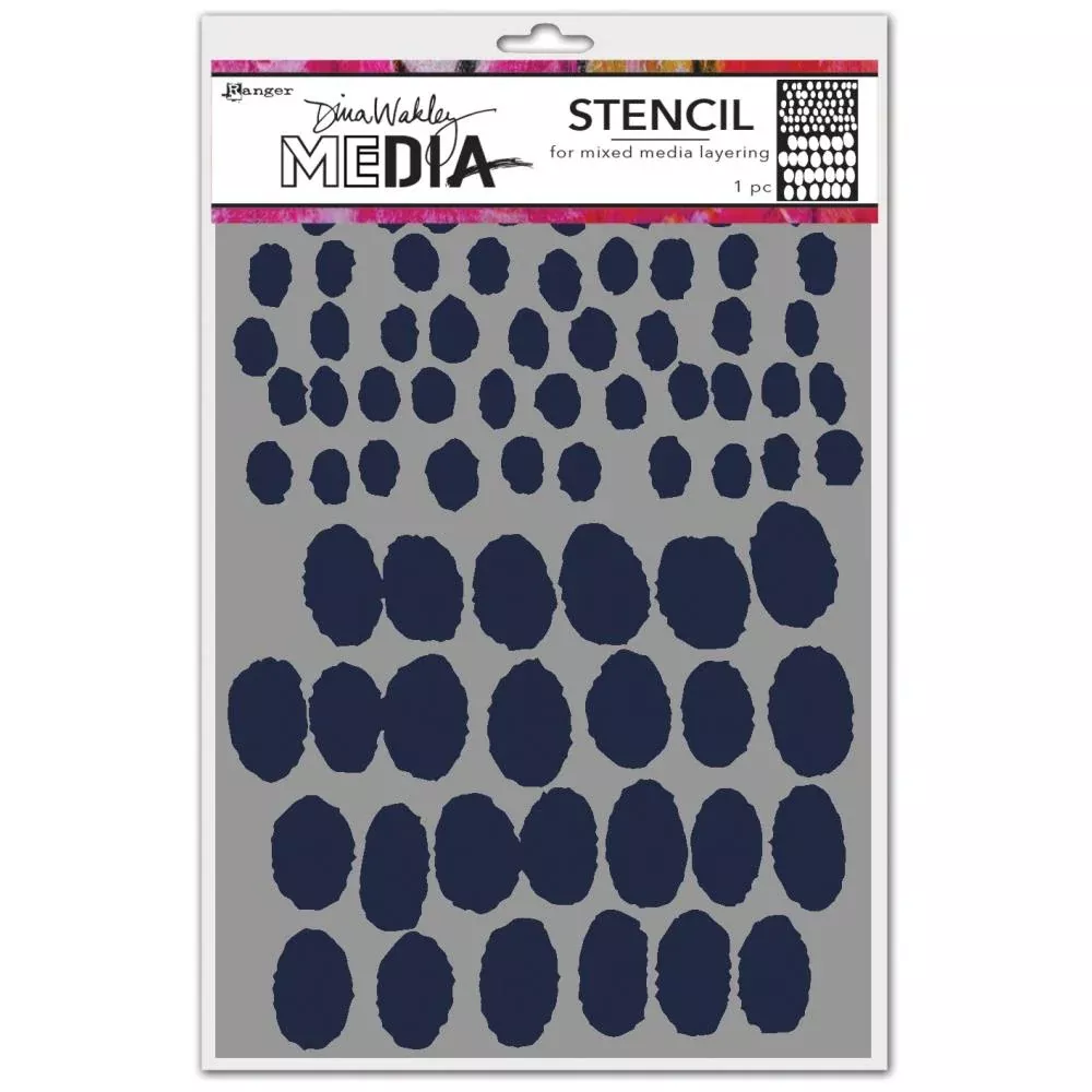 Dina Wakley Media Stencils 9"X6" Varied