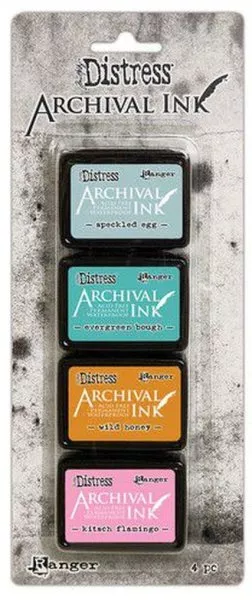 Distress Archival Mini Ink Kit 4 - Tim Holtz