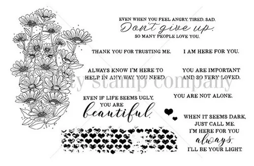 Don't Give Up {FRONT & CENTER stamps}