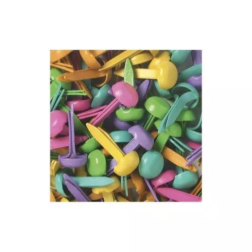 Doodlebug Mini Brads .125" 100/Pkg Bright