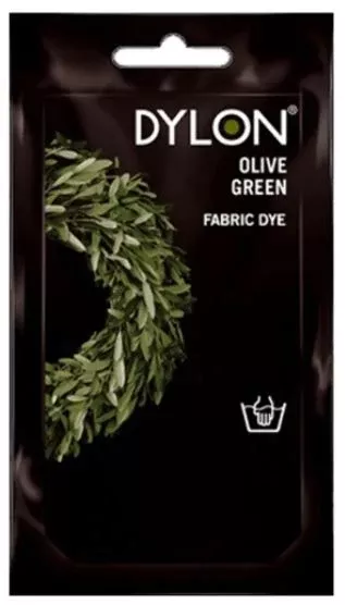 dylon fabric hand dye olive green