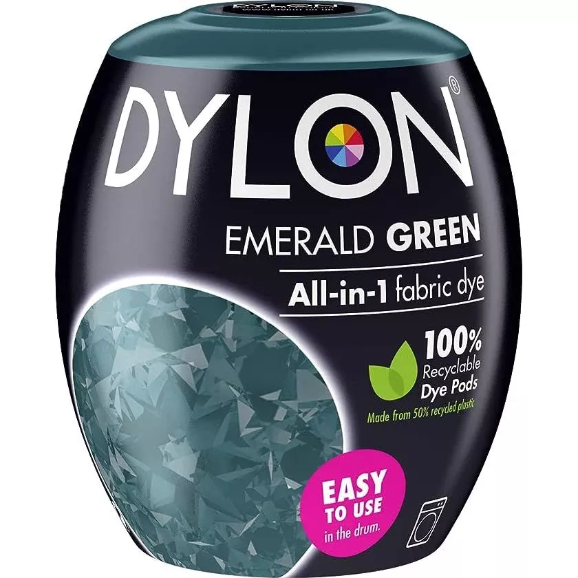 dylon fabric machine dye pods emerald green
