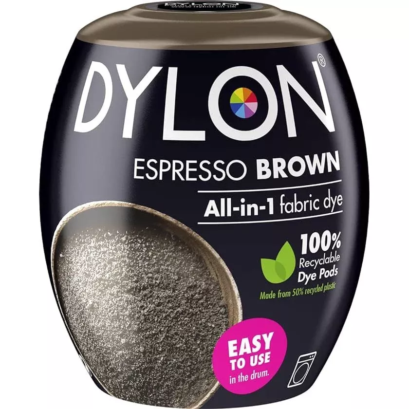 dylon fabric machine dye pods espresso brown