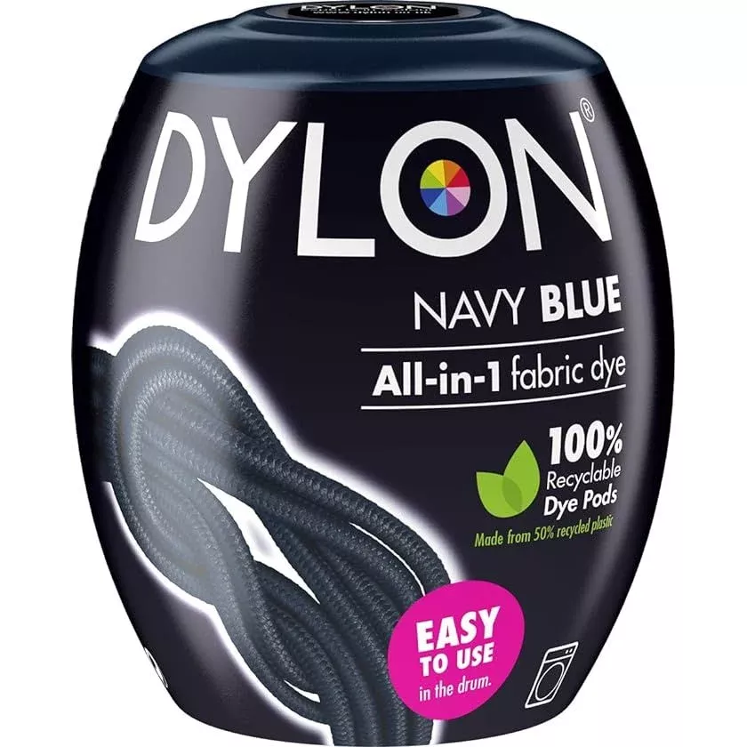 dylon fabric machine dye pods navy blue