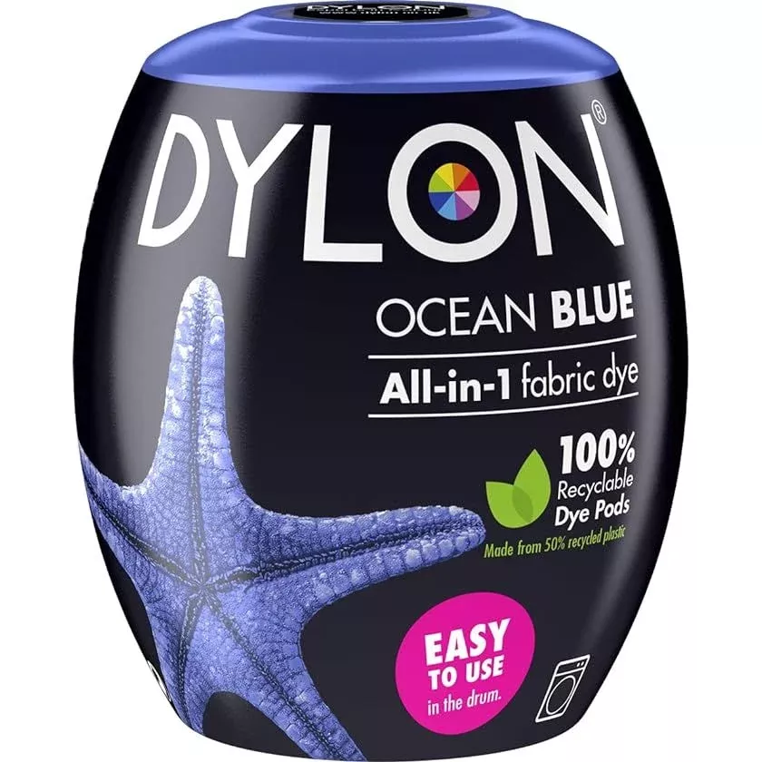 dylon fabric machine dye pods ocean blue