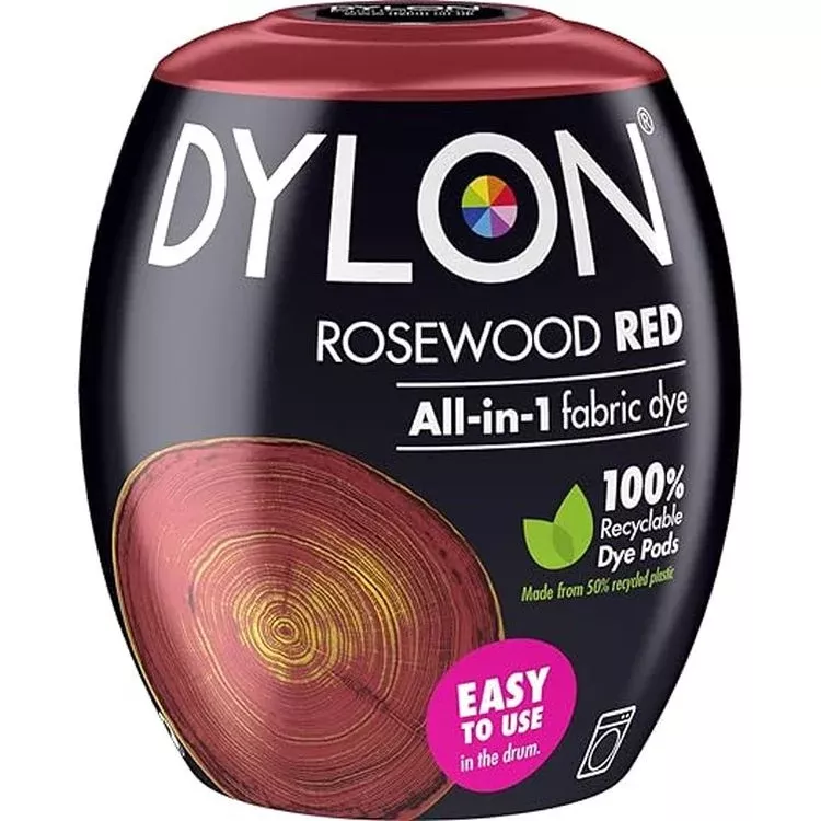 dylon fabric machine dye pods rosewood red