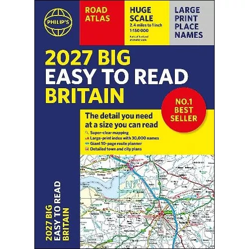 Easy to Read Britain Road Atlas