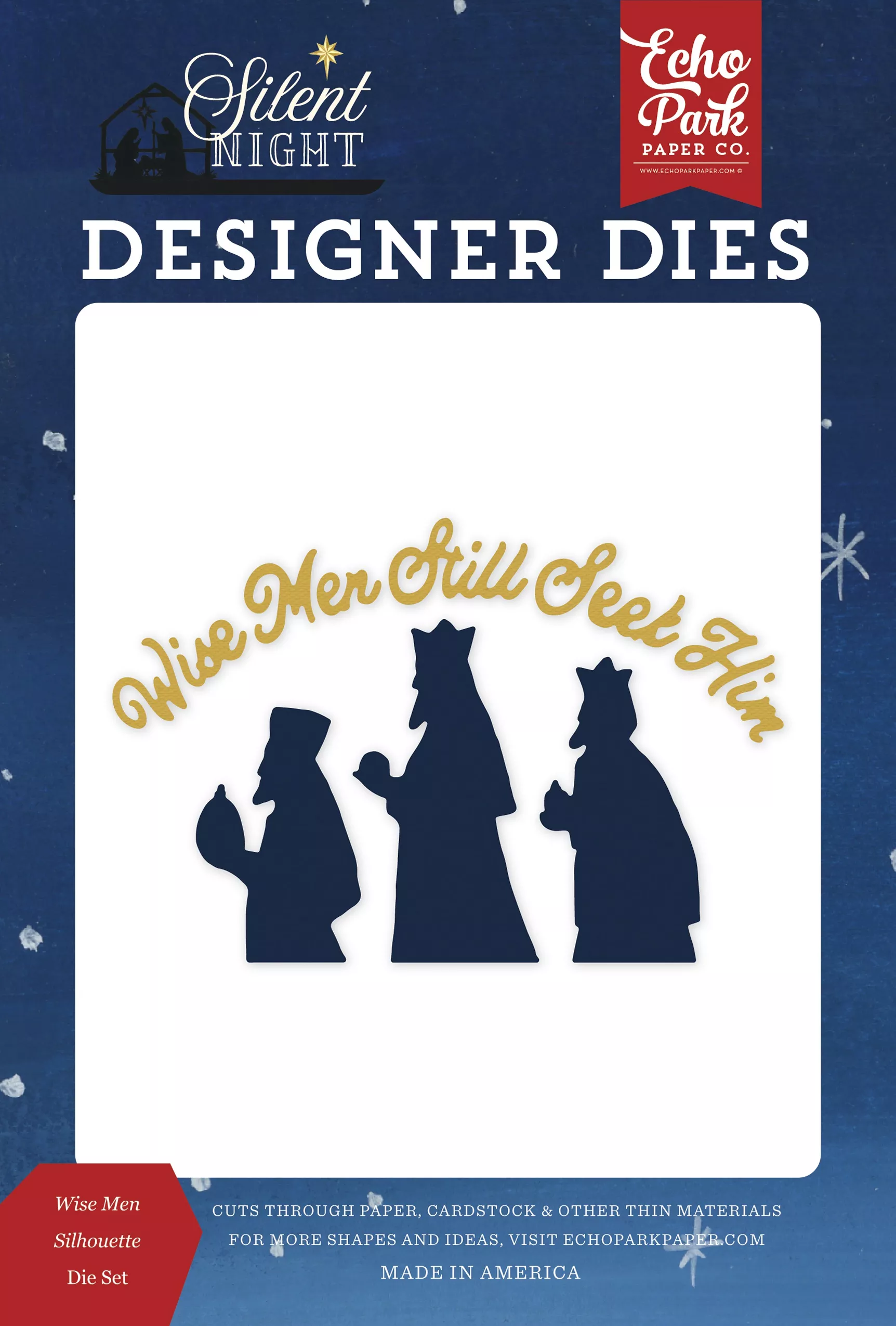 Echo Park Silent Night - Wise Men Silhouette Dies
