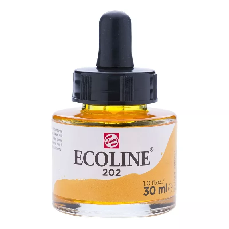 Ecoline Liquid Watercolour 30ml 202 Deep Yellow