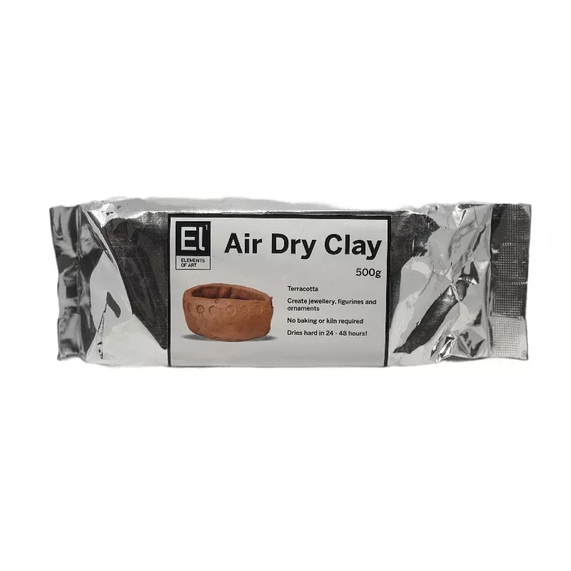 Elements of Art Air Dry Clay, Terracotta, 500g