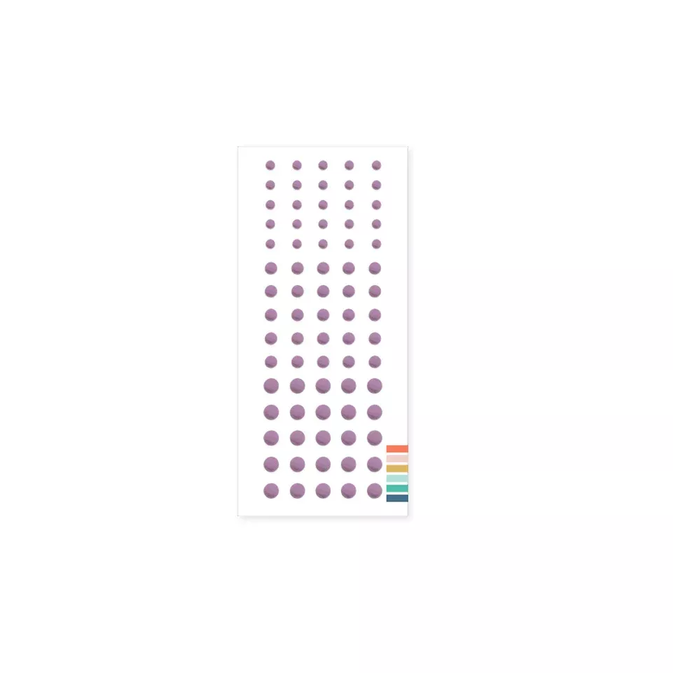 Embellishments: Concord & 9th-Grape Soda Enamel Dots