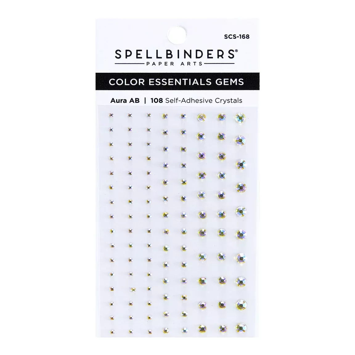 Embellishments: Spellbinders-AB Color Essentials Gems-Aura