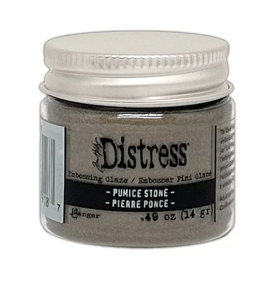 Embossing Powder: Tim Holtz Distress Embossing Glaze-Pumice Stone