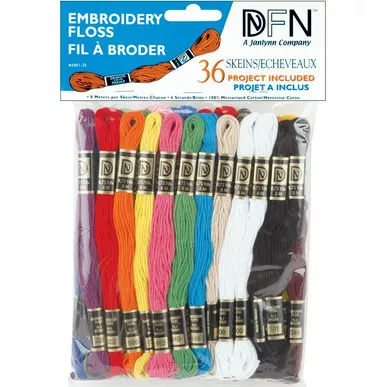 Embroidery Floss Pack, 36 Pack