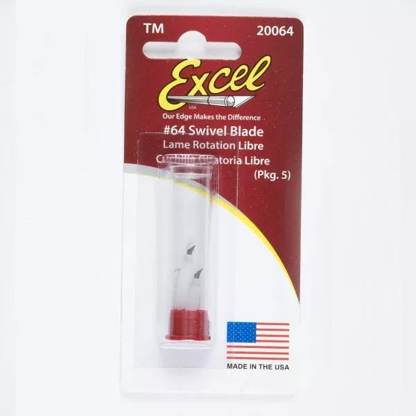 Excel #64 Swivel Blades 2 Carded