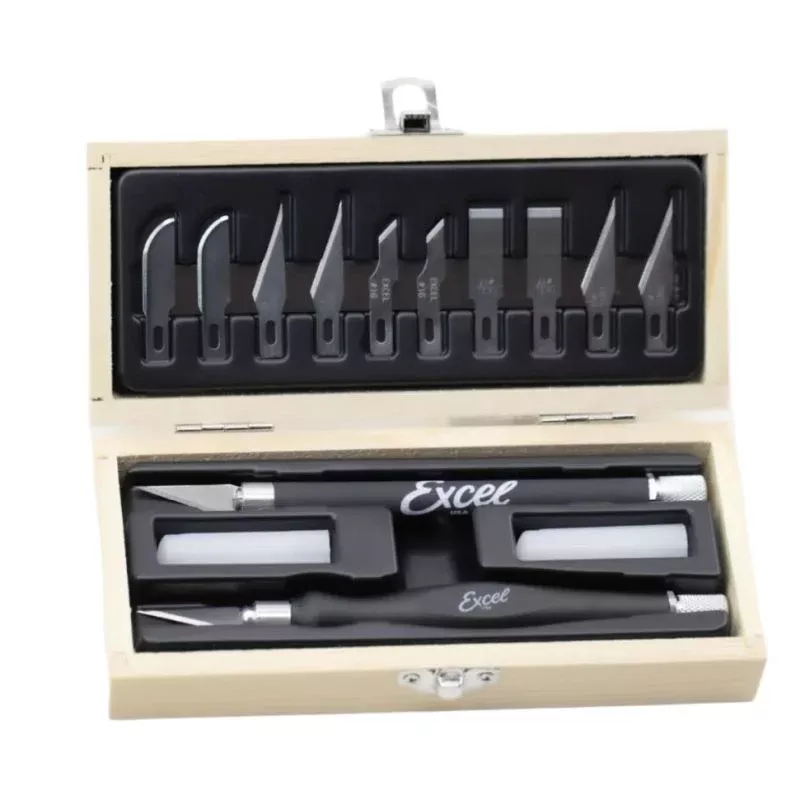 excel craft knife set 12