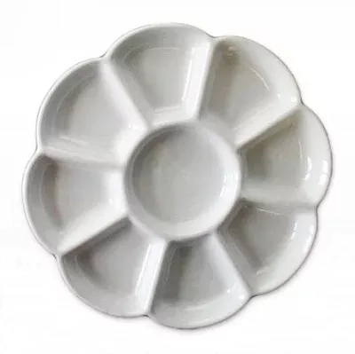 expression 9 well ceramic palette