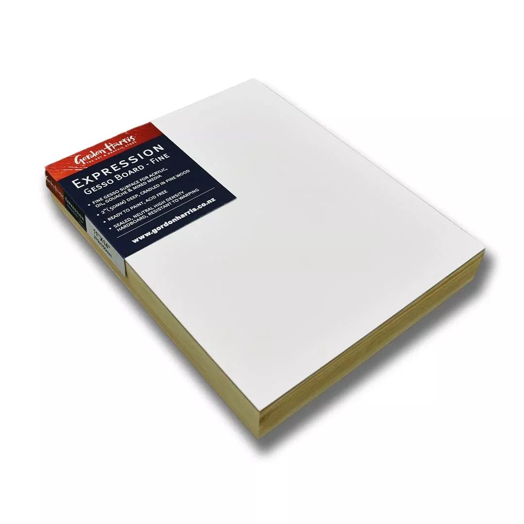 expression cradled gesso board 50mm thick
