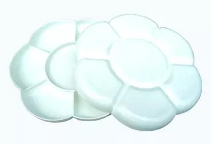 expression plastic palette daisy 2 pieces