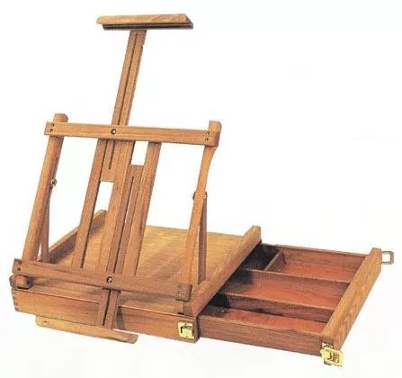 expression table box easel with drawer