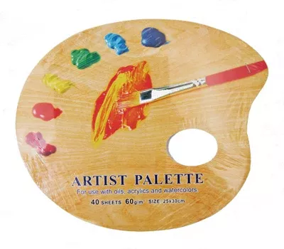 expression tear off palette oval
