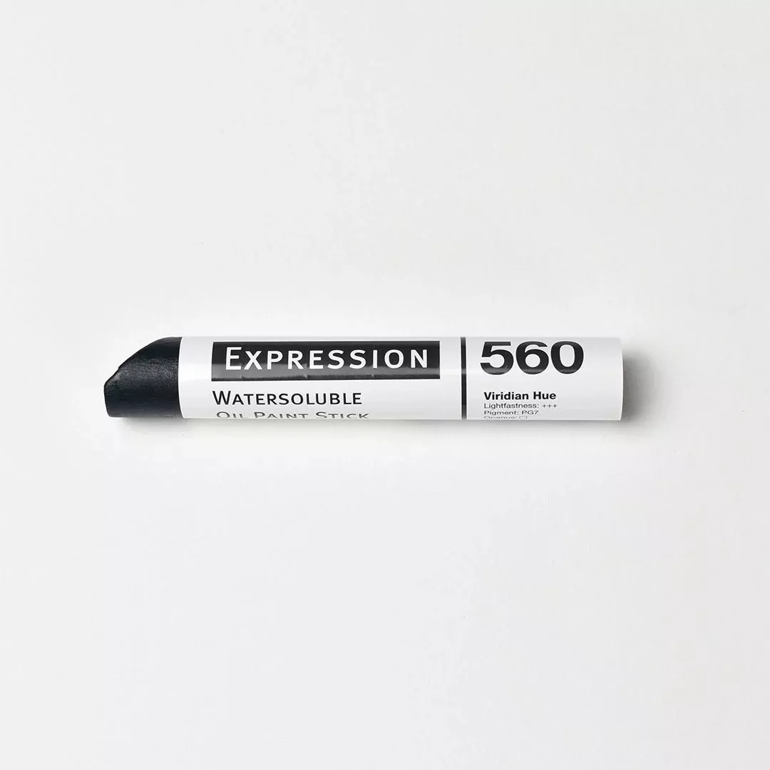 expression water soluble oil paint stick viridian hue
