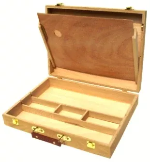 expression wooden sketch box