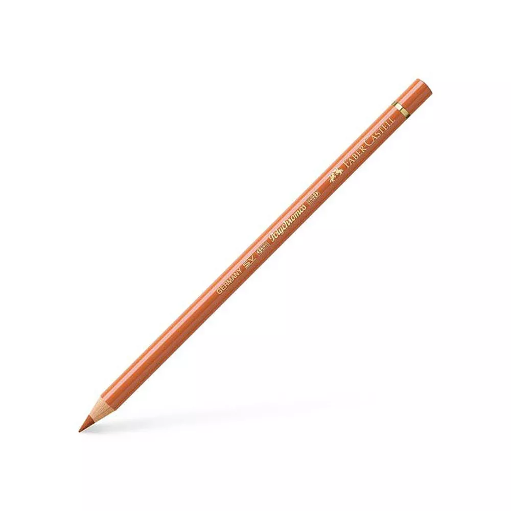 faber castell polychromos coloured pencil burnt ochre 187