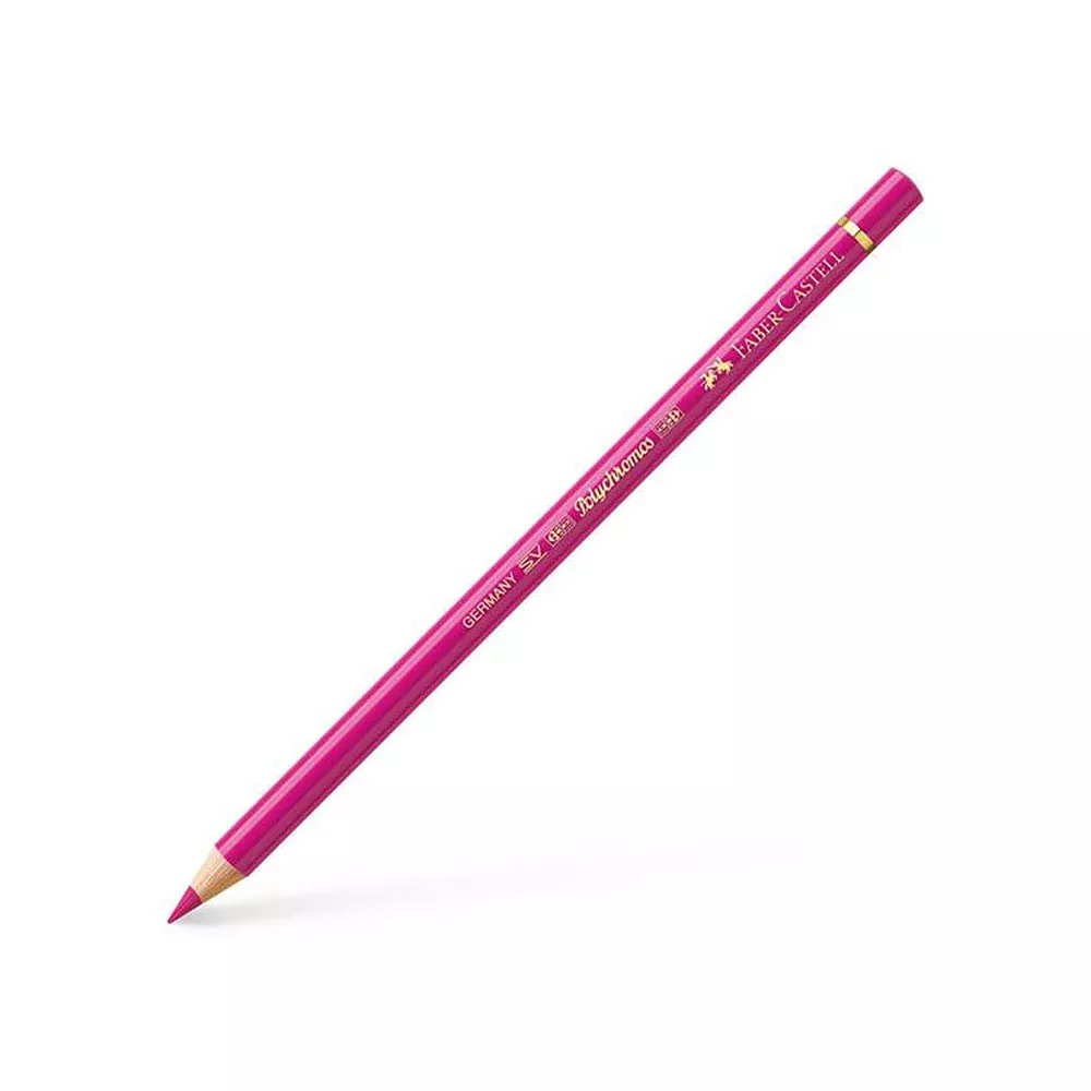 faber castell polychromos coloured pencil fuchsia 123