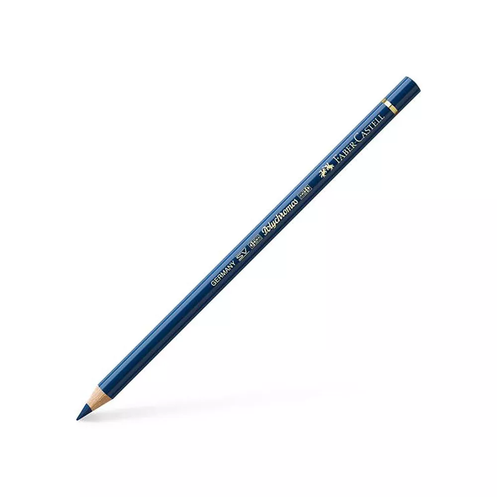 faber castell polychromos coloured pencil prussian blue 246