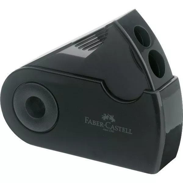 Faber-CastellSleeve Sharpener, Double Hole, With Catch, 1Pcs