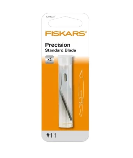 fiskars fingertip craft knife blade packet 5