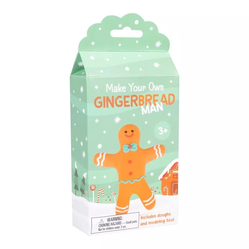 Fizz Make Your Own Gingerbread Man Dough Craft Set Brown