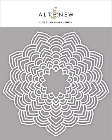 Floral Mandala Stencil - RETIRING