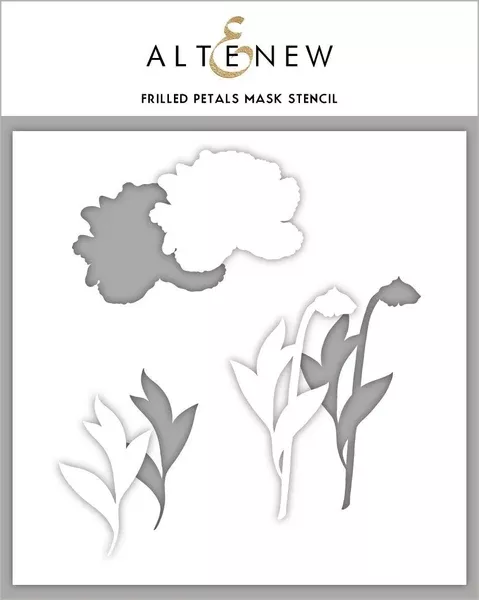 Frilled Petals Mask Stencil - RETIRING