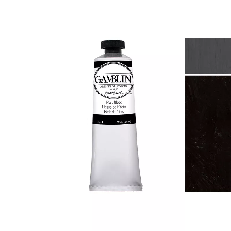 Gamblin Artist’s Oil Colors, Mars Black