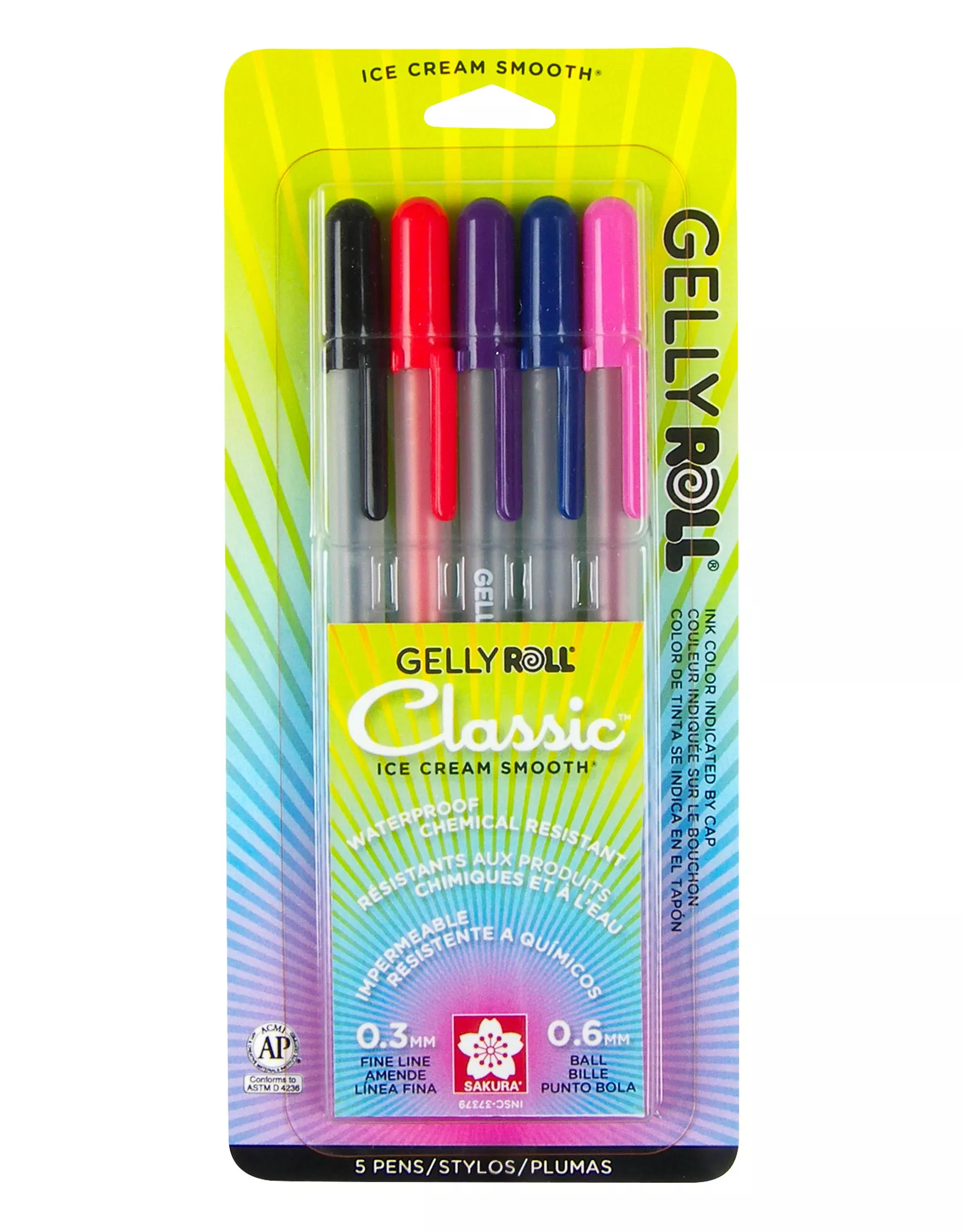 Gelly Roll Classic, Set of 5 (F)