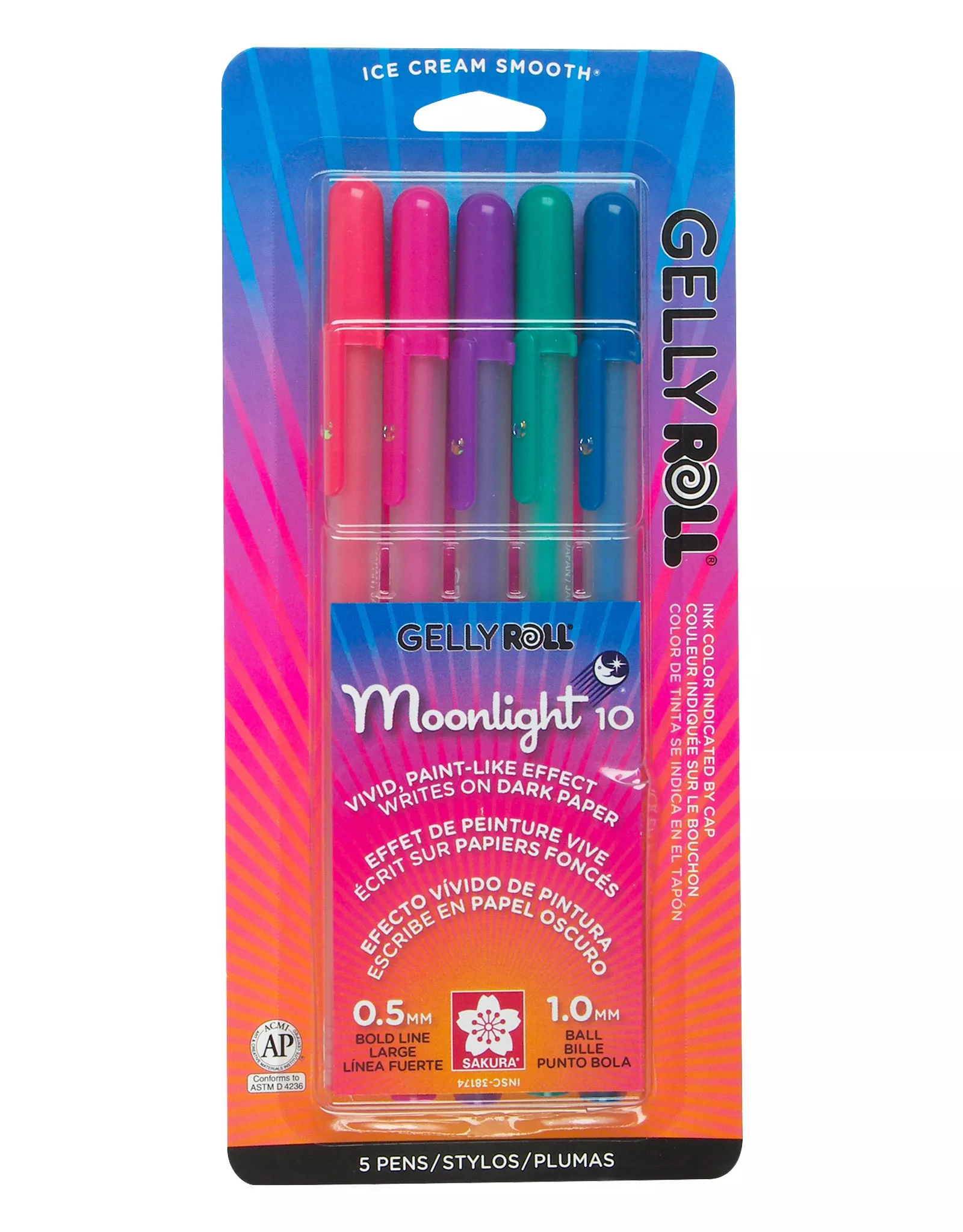 Gelly Roll Moonlight, Dusk Set of 5 (B)