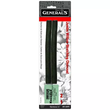 General's Jumbo Willow Sketching Charcoal
