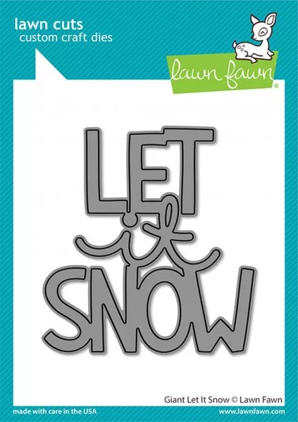 Giant Let It Snow - Dies - Lawn Fawn