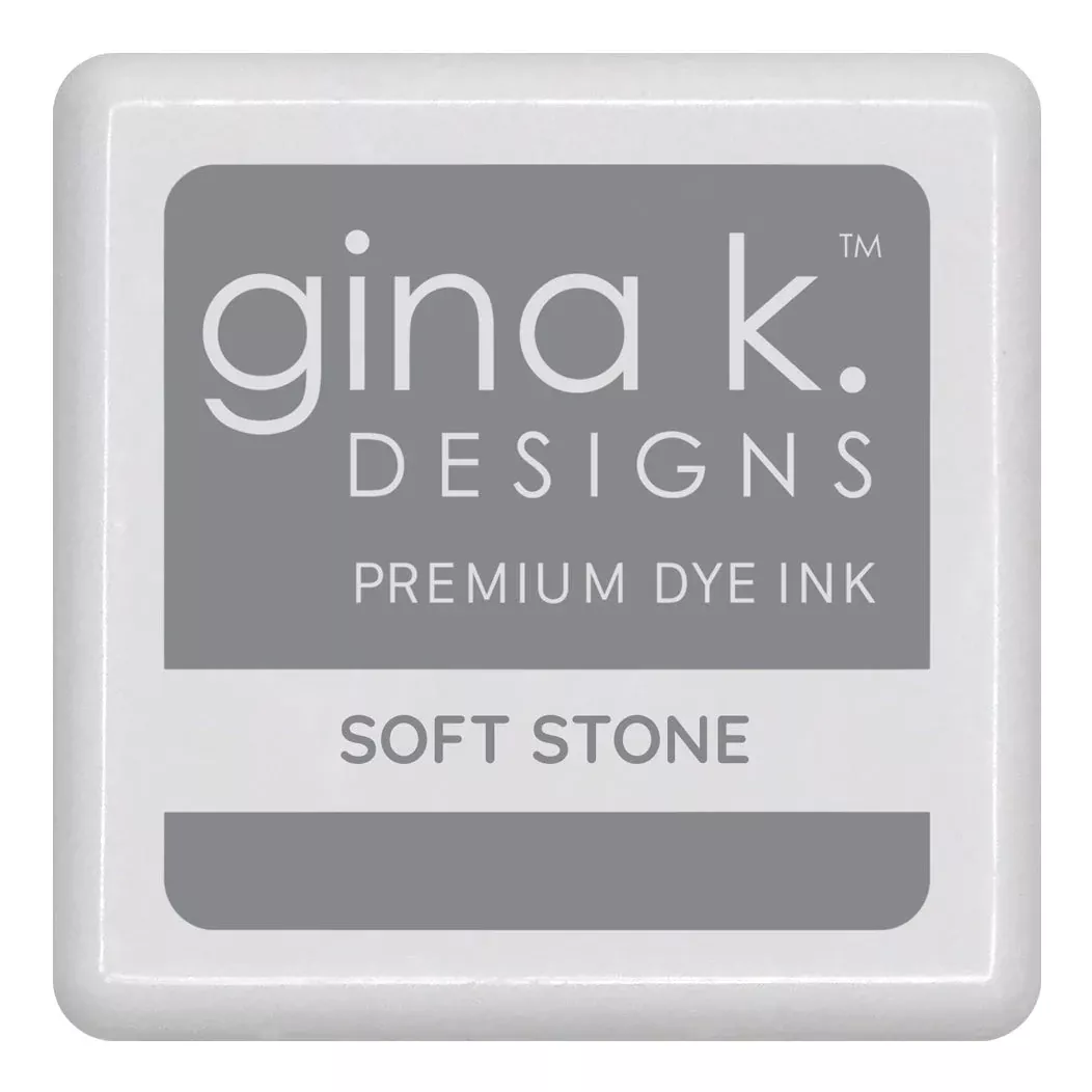 Gina K Designs SOFT STONE Premium Dye Ink Cube Mini Pad 4196