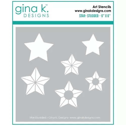 Gina K Designs STENCIL- Star-Studded