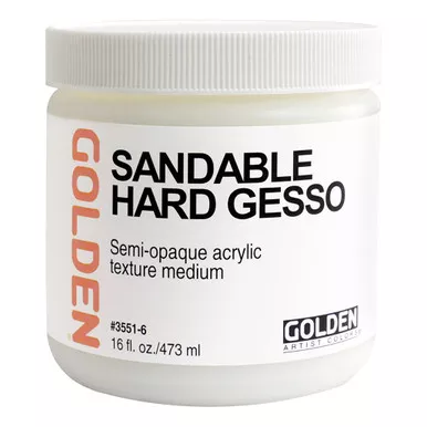 Golden Acrylic Sandable Hard Gesso