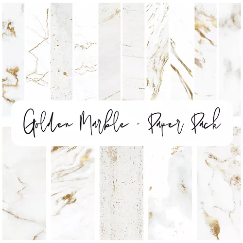 Golden Marble {Paper Pack}