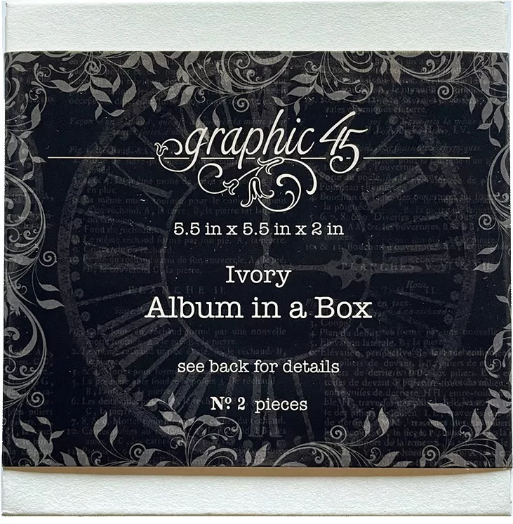 Graphic 45 Staples Album In A Box Ivory