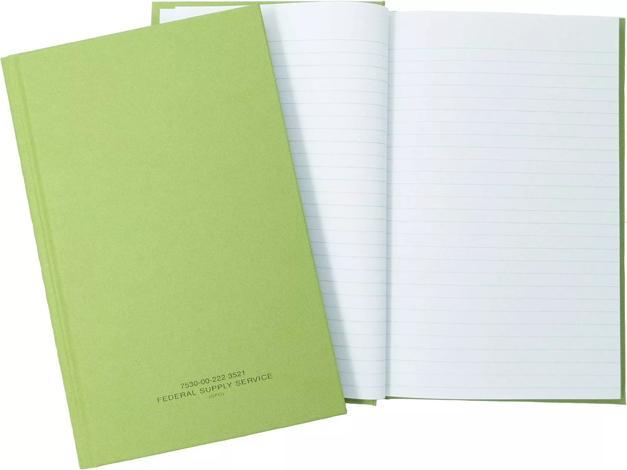 Green accounting book 10-1/2 x 8, 1 Each