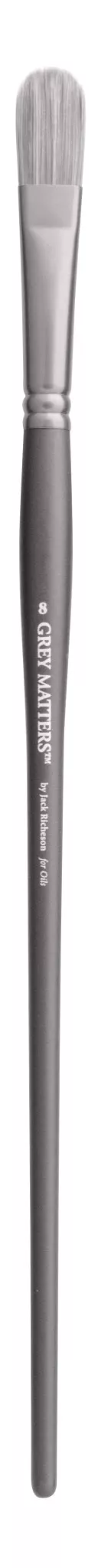 Grey Matters Long Handle Oil Filbert 8